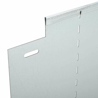 Gazonranden 5 pcs Zilver 100 x 25 cm Gegalvaniseerd staal 7