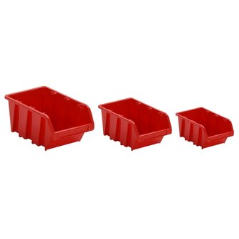 26-delige Sorteersysteemset 77x39 cm polypropeen rood en zwart 5
