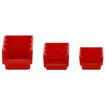 26-delige Sorteersysteemset 77x39 cm polypropeen rood en zwart 6