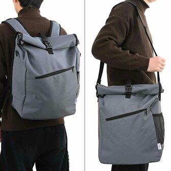 Fietstas Grijs 33 x 16 x 48 cm Polyester 2
