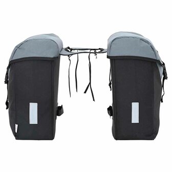 Fietstas Zwart en Grijs 15.5 x 31.5 x 40 cm Polyester 3