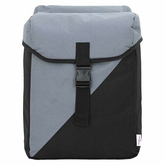 Fietstas Zwart en Grijs 15.5 x 31.5 x 40 cm Polyester 4