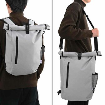 Fietstas Grijs 31 x 13 x 58 cm Polyester 3
