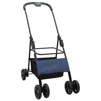 Opvouwbare Huisdierenwagen Blauw 81 x 47 x 99 cm Oxford stof 3