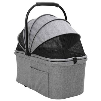Opvouwbare Huisdierenwagen Grijs 81 x 47 x 99 cm Oxford stof 4
