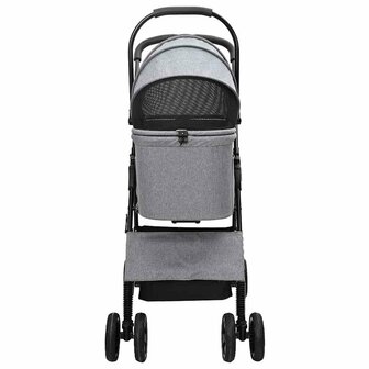 Opvouwbare Huisdierenwagen Grijs 81 x 47 x 99 cm Oxford stof 5