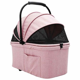 Opvouwbare Huisdierenwagen Roze 78 x 54 x 101 cm Oxford stof 3