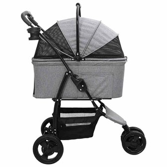 Opvouwbare Huisdierenwagen Grijs 78 x 54 x 101 cm Oxford stof 7