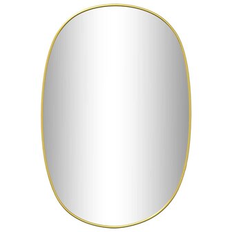 Wandspiegel 50x35 cm goudkleurig 2