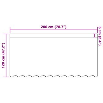Gordijnen met gordijnen Bloemen Wit Polyester 6