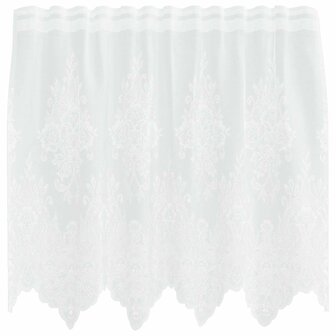 Gordijnen met gordijnen Wit 150 x 80 cm Polyester 2