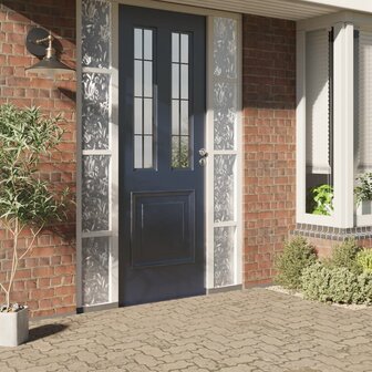 Raamfolies 4 st mat bloemenpatroon PVC 1