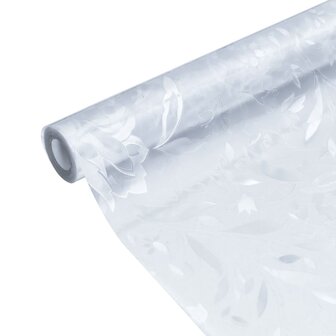 Raamfolies 4 st mat bloemenpatroon PVC 8