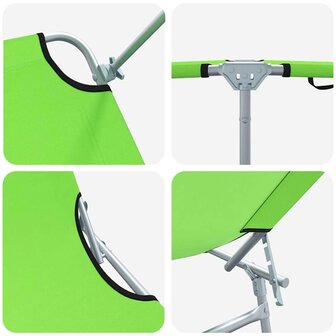 Vouwbare Ligbedden 2 Stuks Met Luifel Groene 600D Oxford Stof 8