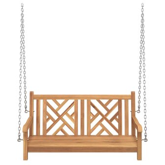 Schommelbank Anders Bruin 114 x 60 x 64 cm Massief teakhout 3