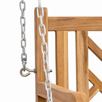 Schommelbank Anders Bruin 114 x 60 x 64 cm Massief teakhout 7