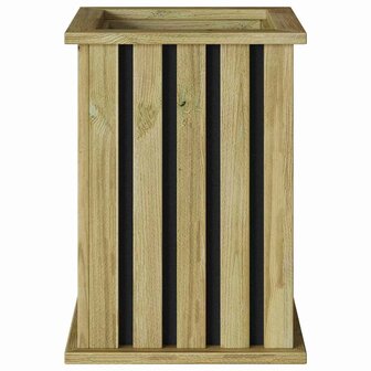 Plantenbak Bruin 33 x 33 x 45 cm Ge&iuml;mpregneerd grenen hout 6