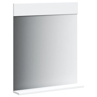 Badkamerspiegel met schap BERG 60x12x70 cm massief hout wit 3