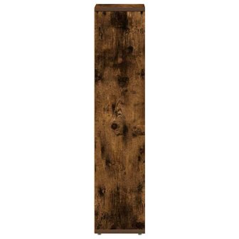 Badkamerkast met rolhouder gerookt eiken 20,5x20x90 cm 5
