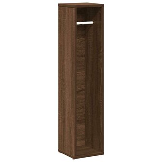 Badkamerkast met rolhouder Bruin Eiken 20,5x20x90 cm 2
