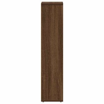 Badkamerkast met rolhouder Bruin Eiken 20,5x20x90 cm 5