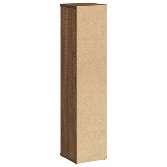 Badkamerkast met rolhouder Bruin Eiken 20,5x20x90 cm 6