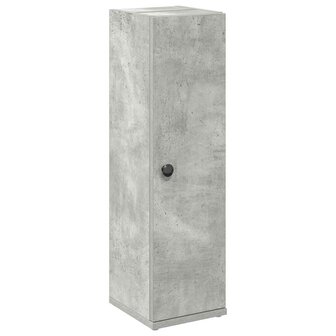 Badkamerkast met rolhouder 20,5x22x72 cm betongrijs 2
