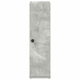 Badkamerkast met rolhouder 20,5x22x72 cm betongrijs 4