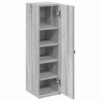 Badkamerkast met rolhouder 20,5x22x72 cm grijs sonoma eiken 5