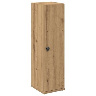 Badkamerkast met rolhouder 20,5x22x72 cm artisanaal eikenkleur 2