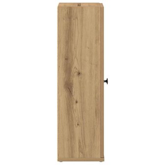 Badkamerkast met rolhouder 20,5x22x72 cm artisanaal eikenkleur 6