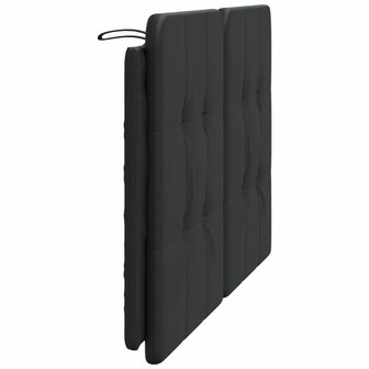 Hoofdbordkussen &quot;Zadar&quot; 137 cm kunstleer zwart 5
