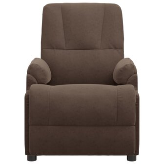 Sta-op-massagestoel kunstsu&egrave;de bruin 5