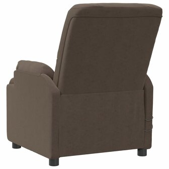 Sta-op-massagestoel kunstsu&egrave;de bruin 7