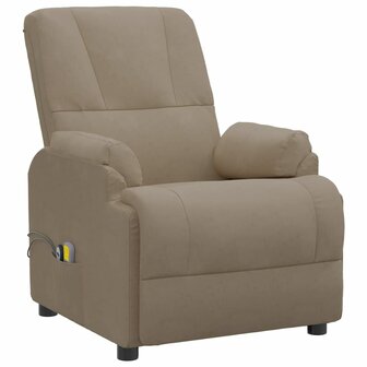 Sta-op-massagestoel kunstsu&egrave;de taupe 4