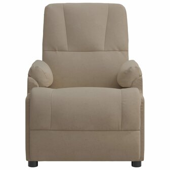 Sta-op-massagestoel kunstsu&egrave;de taupe 5