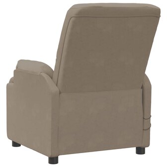 Sta-op-massagestoel kunstsu&egrave;de taupe 7