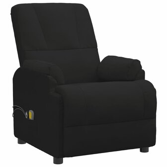 Sta-op-massagestoel kunstsu&egrave;de zwart 4