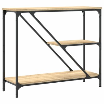 Wandtafel 88,5x30x75 cm bewerkt hout sonoma eikenkleurig 6