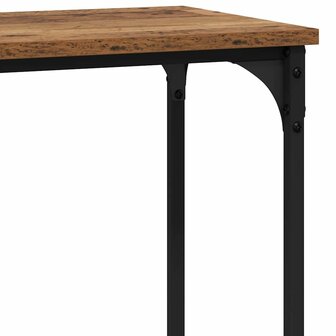 Wandtafel met plank Oud hout 75 x 30.5 x 75 cm Bewerkt hout 8