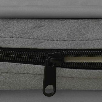 Hondenbank 67x47x36 cm pluche grijs 7