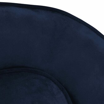 Hondenbank 67x47x36 cm pluche blauw 6