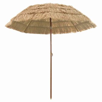 Strandparasol Bruin &Oslash; 206 x 209.5 cm Staal 1