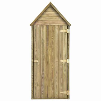Tuinschuur met deur 69,5x32x178 cm ge&iuml;mpregneerd grenenhout 5