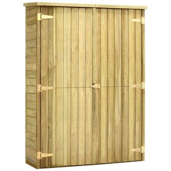 Tuinschuur 123x50x171 cm ge&iuml;mpregneerd grenenhout 2