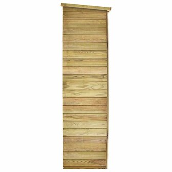 Tuinschuur 123x50x171 cm ge&iuml;mpregneerd grenenhout 5
