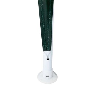 Partytent Groen en Wit 400 x 400 x 266 cm Polyester en staal 9