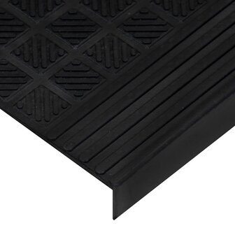Trapmatten 5 st 25x75 cm rubber 6