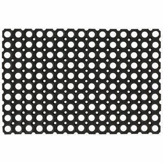 Deurmat rechthoekig 40x60 cm rubber 1