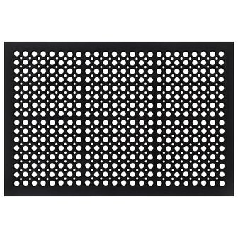 Deurmat rechthoekig 60x90 cm rubber 1